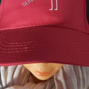 Casquette fille Summer flamant rose